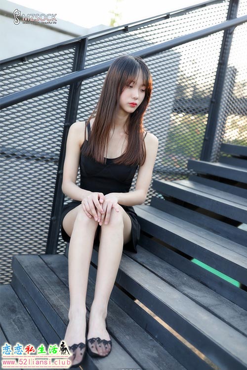 [MZSOCK]爱美足 2021-005可可 黑吊带冰丝船袜【43P/12M】