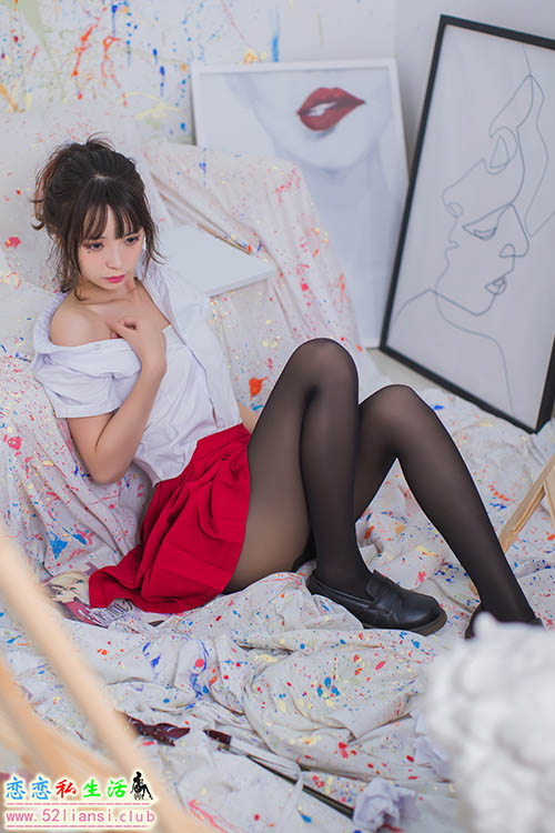 [疯猫ss]NO.011 画室JK【23P/172M】