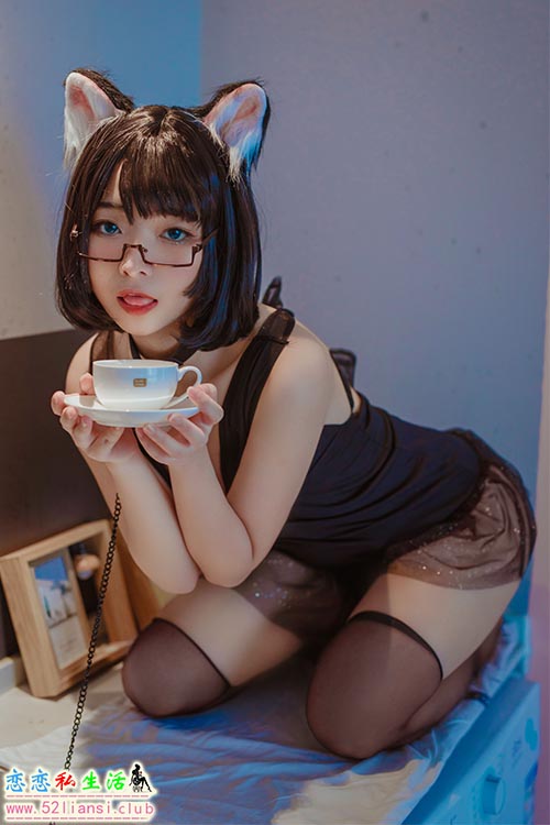 [美图精选]246-yuuhui玉汇-猫猫头黑裙子【10P/16M】