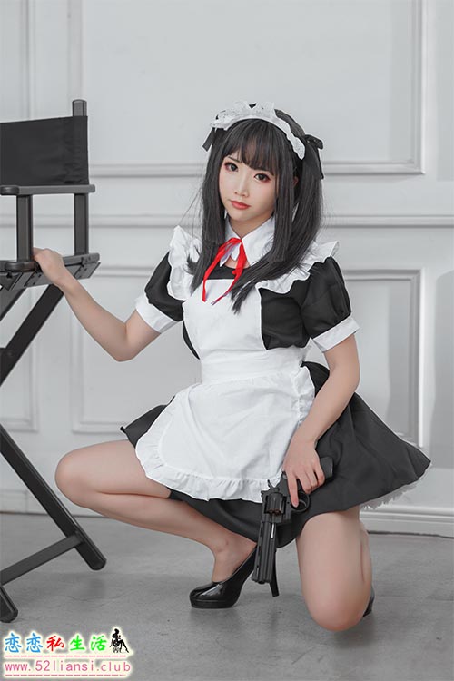 [面饼仙儿] NO.059 左轮女仆【15P/124M】