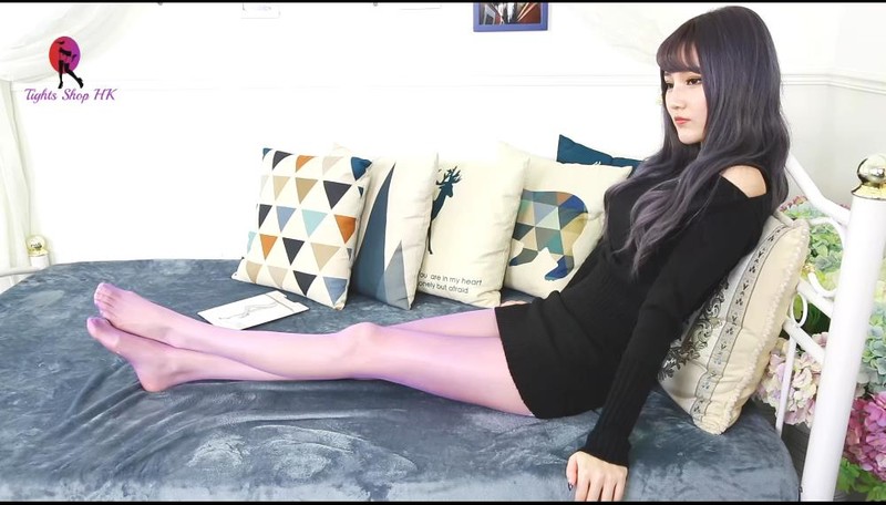 [Tights Shop HK]04-紫色性感油亮丝（带视频）【5min/76M】