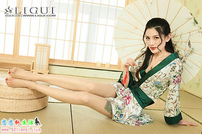 [Ligui丽柜] 2020.08.31《和风物语》の伞中情 甜甜【87P/280M】