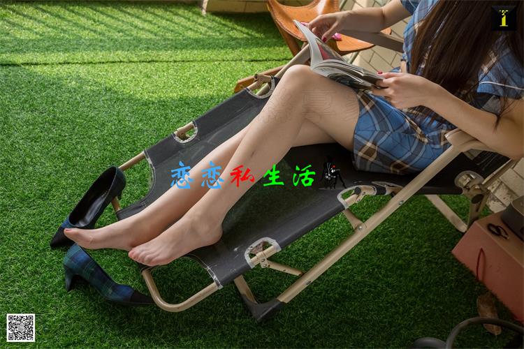 [IESS异思趣向] 丝享家482：甜甜的绿格子高跟