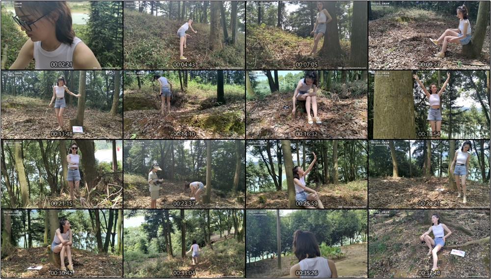 [初夏女神]053期 大发~【山野大发】忧伤的我遇见忧伤的森林(带视频)【132P+1V/4.04G】