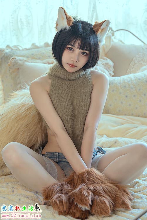 [美图精选]506-七月喵子-幻想兽娘集日食 牙牙【26P/50M】