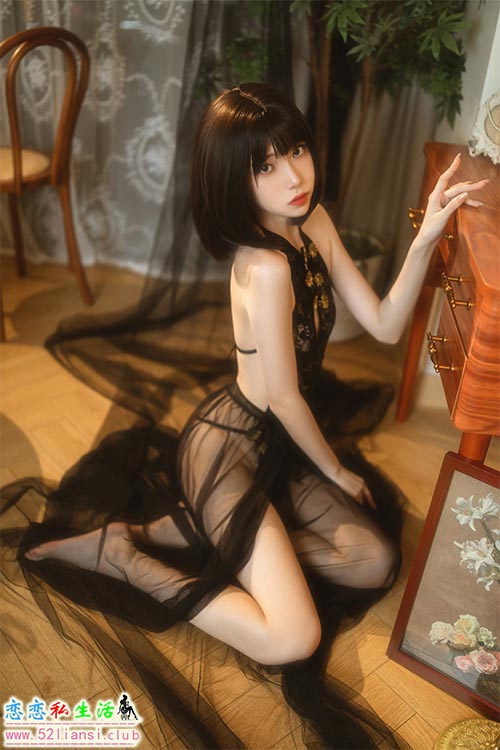 [美图精选]251-许岚-纯欲黑纱【40P/116M】