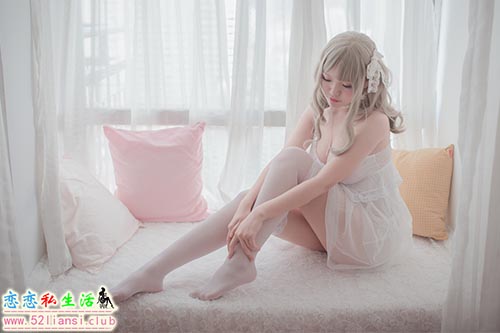 [Yoko宅夏] NO.001 白色丝质连衣裙【26P/161M】