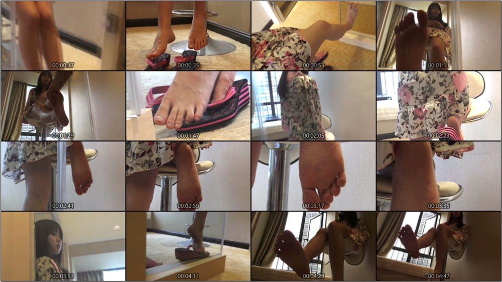 [唐韵视频]No.043柚儿美脚板足裹【5min/360M】