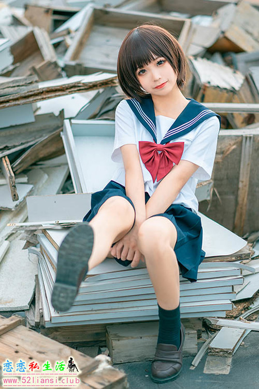 [喵糖映画] 裙美 JKL.021 天台JK制服【33P/512M】