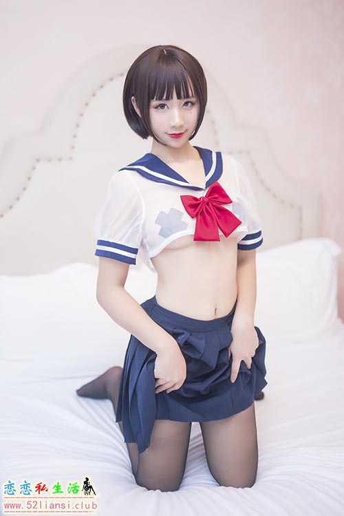 [美图精选]1093-九曲Jean-JK透明制服【21P/40M】