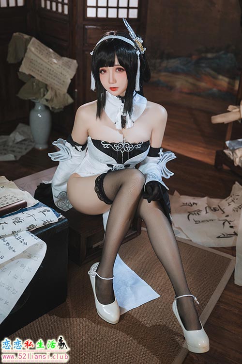 [美图精选]931-焖焖碳-碧蓝航线 鎮海 白黑礼服【23P/56M】