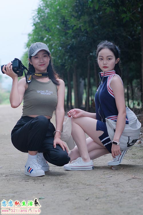 [初夏女神]048期 点点、双双~《姐妹出行》夏季登山记(带视频)【163P+2V/7.05G】