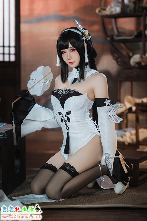 [美图精选]931-焖焖碳-碧蓝航线 鎮海 白黑礼服【23P/56M】