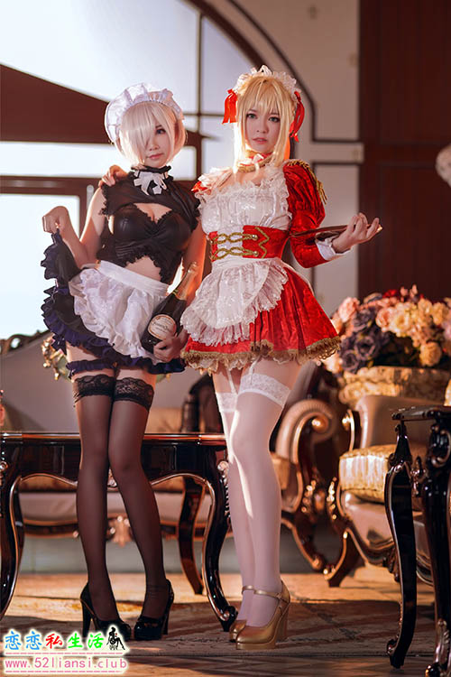 [面饼仙儿] NO.080 半半子 Claudius x Kyrielight Maid【21P/224M】