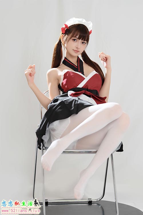 [美图精选]543-河豚抚子-红衣小女仆【25P/73M】