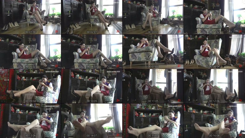 [视频] K&M 108-穆乐脚尖透明肉色丝袜挑鞋【17min/2.38G】