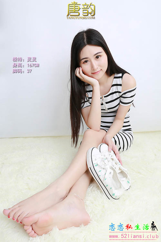 [唐韵] P0085 灵灵 帆布鞋美足【12P】