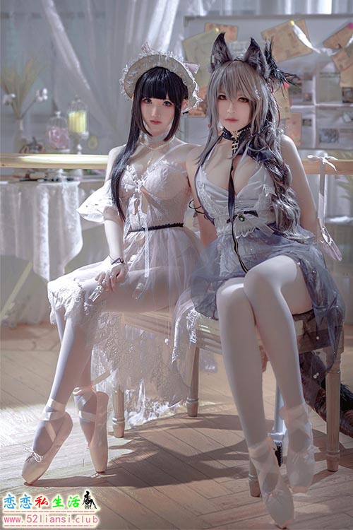 [美图精选]445-面饼仙儿&半半子-Arknights 黑x森蚺バレエ【56P/100M】