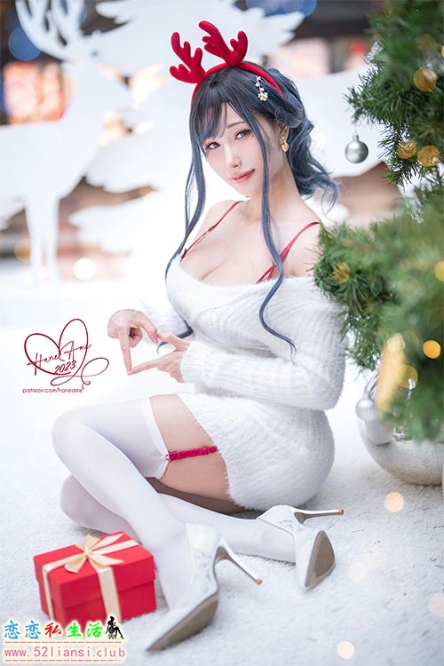[美图精选]1076-Hane Ame 雨波-Original 2023 White Christmas Moose Onesan【36P/88M】