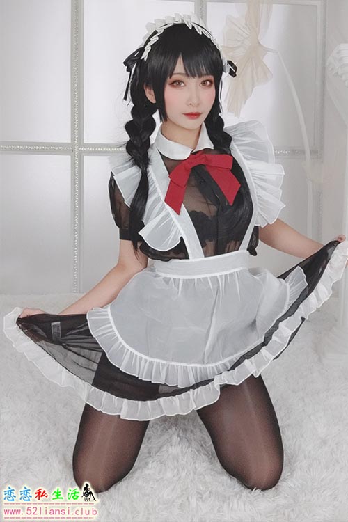 [美图精选]692-洛璃 LoLiSAMA 黑丝女仆【27P/50M】