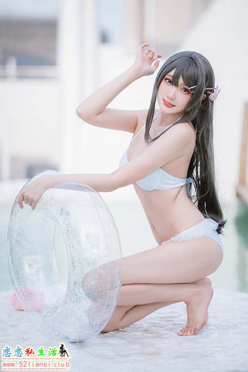 [美图精选]1145-瓜希酱-樱岛麻衣 泳装【28P/47M】