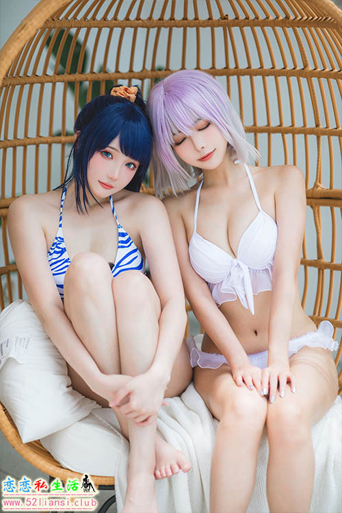 [美图精选]932-Momoko葵葵&瓜希酱-宝多六花 新条茜 泳装【85P/183M】