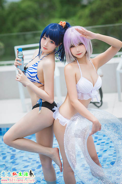 [美图精选]932-Momoko葵葵&瓜希酱-宝多六花 新条茜 泳装【85P/183M】