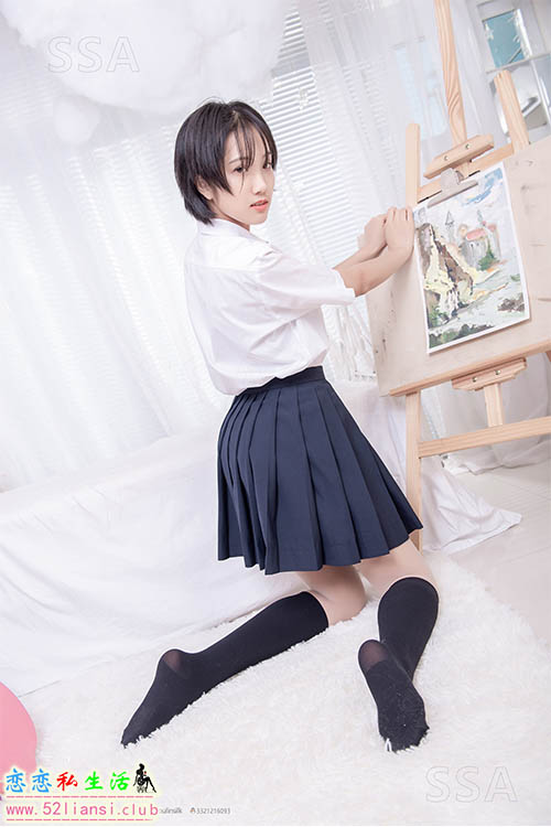 [SSA丝社]超清写真 No.181 小佩 酒窝少女JK制服肉丝黑袜穿搭示范【135P/1.44G】