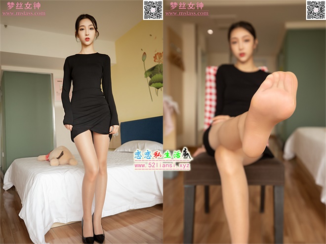 [MSLASS梦丝女神] NO.051-乔儿 黑色魅影【62P/466M】