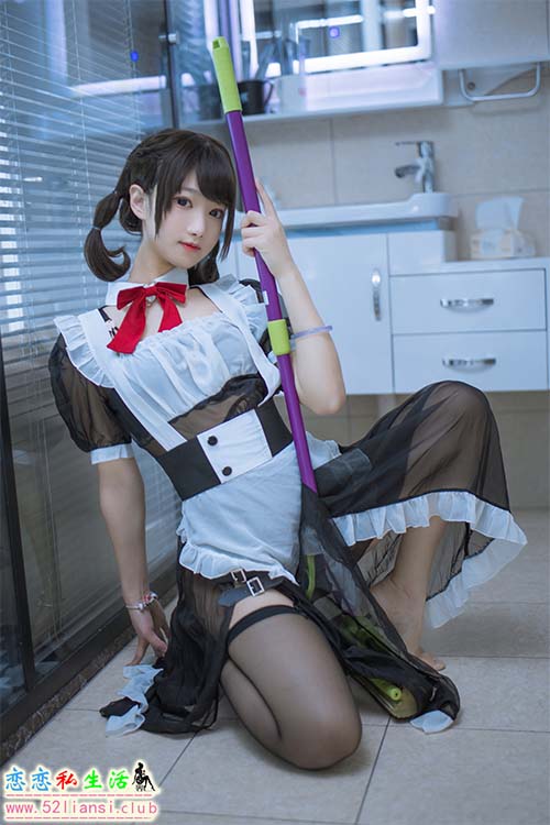 [美图精选]1081-羽天shine-黑色女仆【36P/133M】