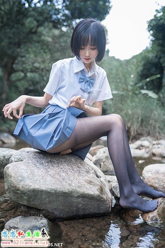[喵糖映画] 裙美 JKL.016 溪边JK制服【37P/372M】