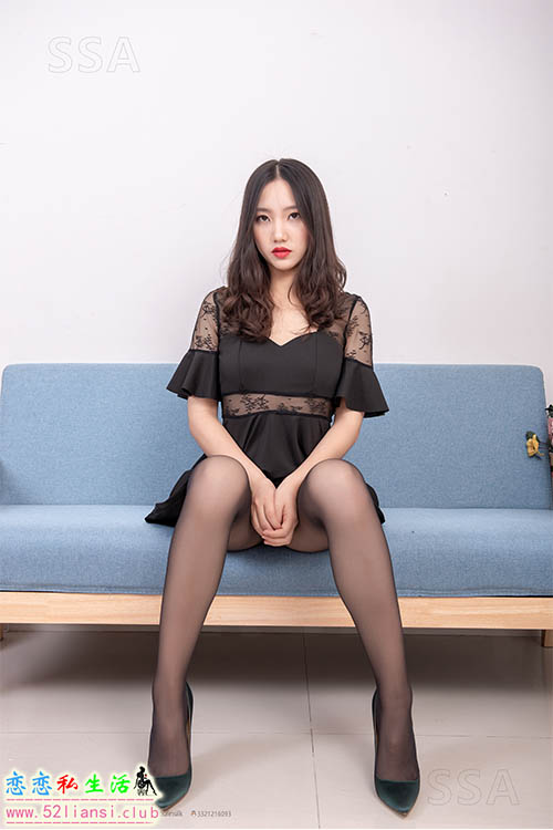 [SSA丝社]超清写真 No.196 冷冷的黑色镂空短裙黑丝【141P/2.24G】