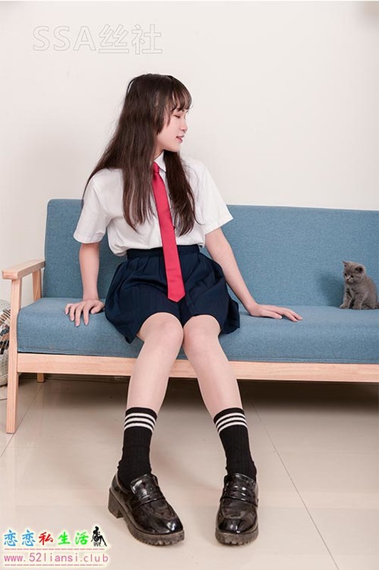 [SSA丝社]超清写真 No.141 丹丹JK制服黑色半膝袜肉丝【133P/2.09G】