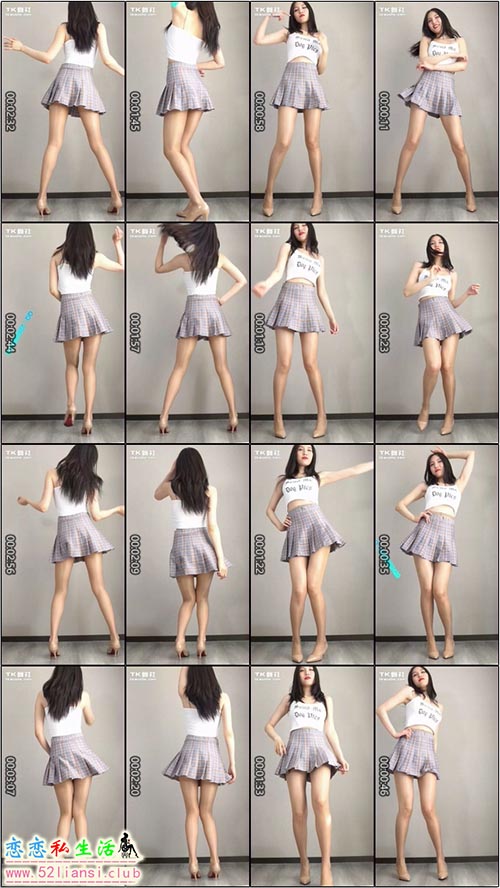 [TK舞社] 058 JK制服肉丝高跟舞蹈【3min/120M】