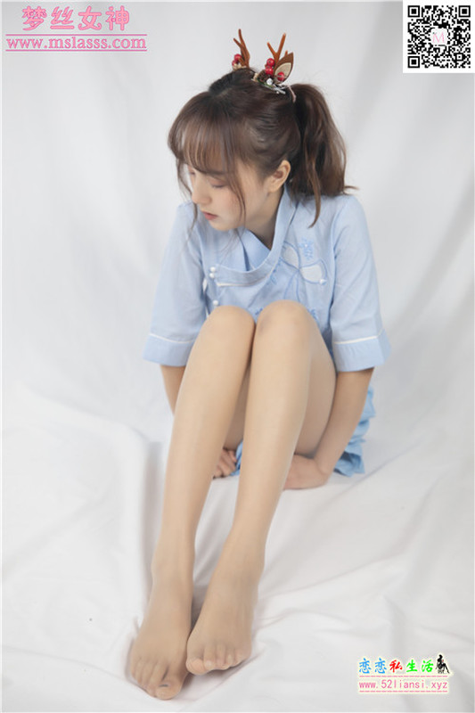 [MSLASS梦丝女神] NO.085-玥玥 蓝色仙女古装（带视频）【76P+1V/1.1G】