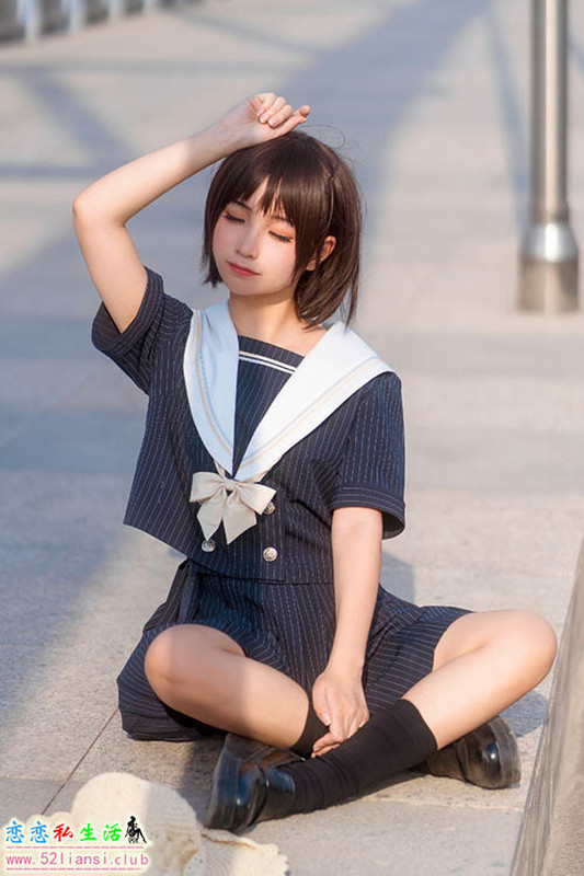 [喵糖映画] 裙美 JKL.024 深蓝JK制服【40P/598M】