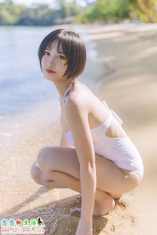 [美图精选]308-念雪ww-白色泳衣【30P/49M】