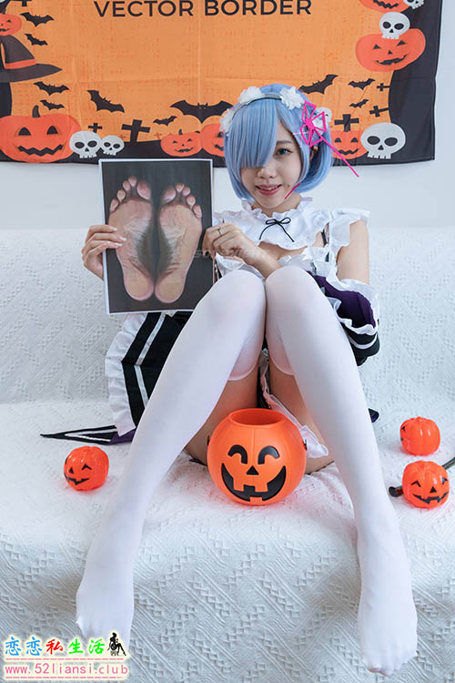 [台湾solexight足控] 21-Neko-Socks 蕾姆白丝(带视频)【71P+1V/3.3G】