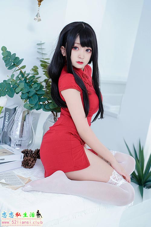 [美图精选]877-桃夭葵-红旗袍【41P/69M】