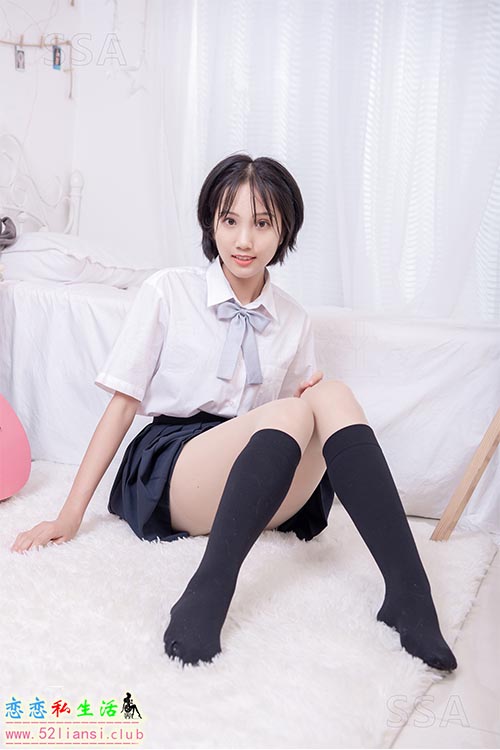 [SSA丝社]超清写真 No.181 小佩 酒窝少女JK制服肉丝黑袜穿搭示范【135P/1.44G】