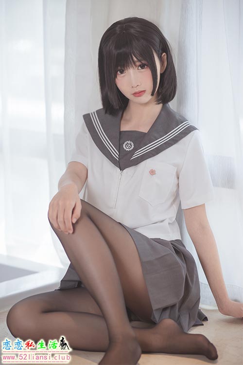 [面饼仙儿] NO.016 脑内少女 黑丝JK【25P/241M】