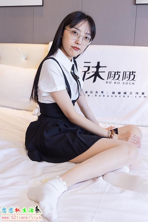 [袜啵啵] 121期 稚予-高跟鞋、白棉袜、肉丝(带视频)【140P+1V/5.8G】