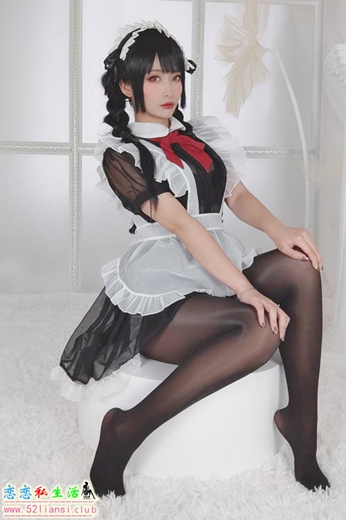 [美图精选]692-洛璃 LoLiSAMA 黑丝女仆【27P/50M】