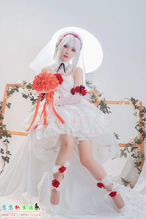 [面饼仙儿] NO.091 德丽莎婚纱【13P/92.9M】
