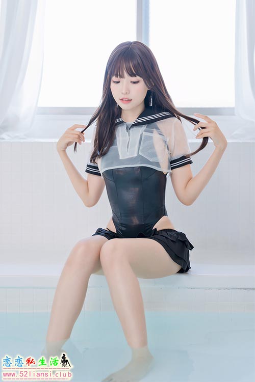 [美图精选]230-ElyEE子-竞泳水手服【73P/79M】