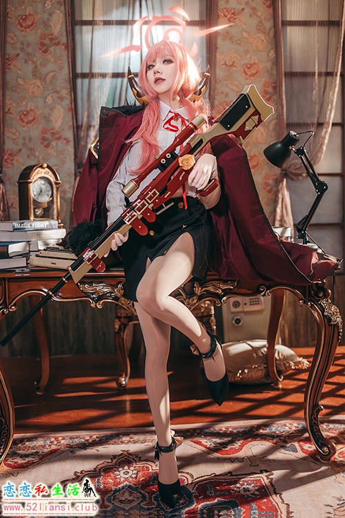 [美图精选]953-是一只熊仔吗-碧蓝档案-陆八魔爱瑠【20P/70M】