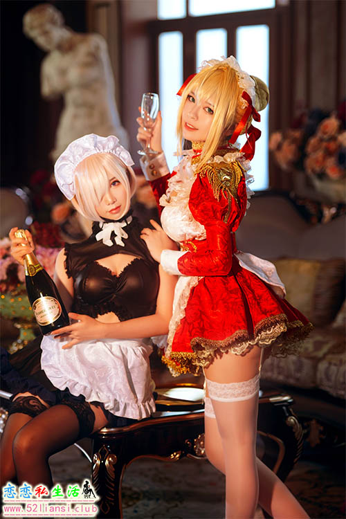 [面饼仙儿] NO.080 半半子 Claudius x Kyrielight Maid【21P/224M】