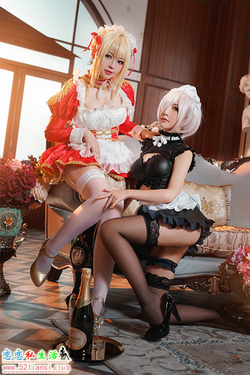 [面饼仙儿] NO.080 半半子 Claudius x Kyrielight Maid【21P/224M】