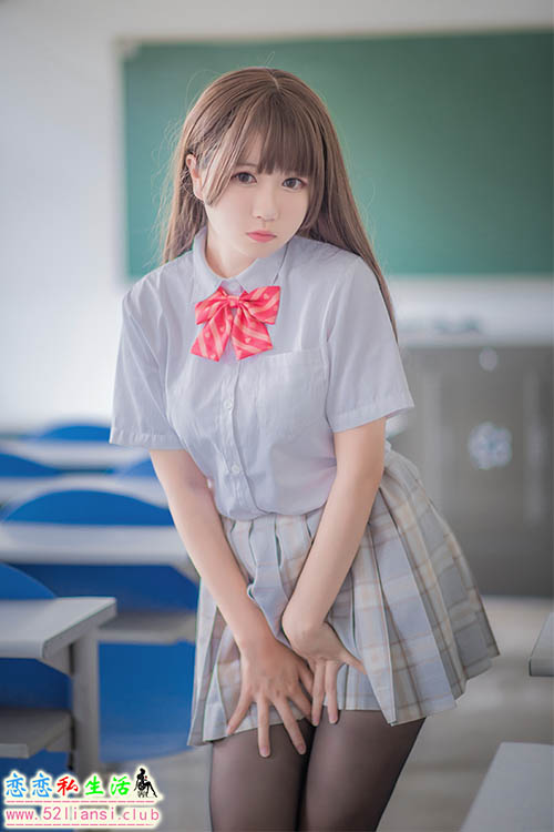 [白金saki] 02 教室JK格子裙【24P/217M】