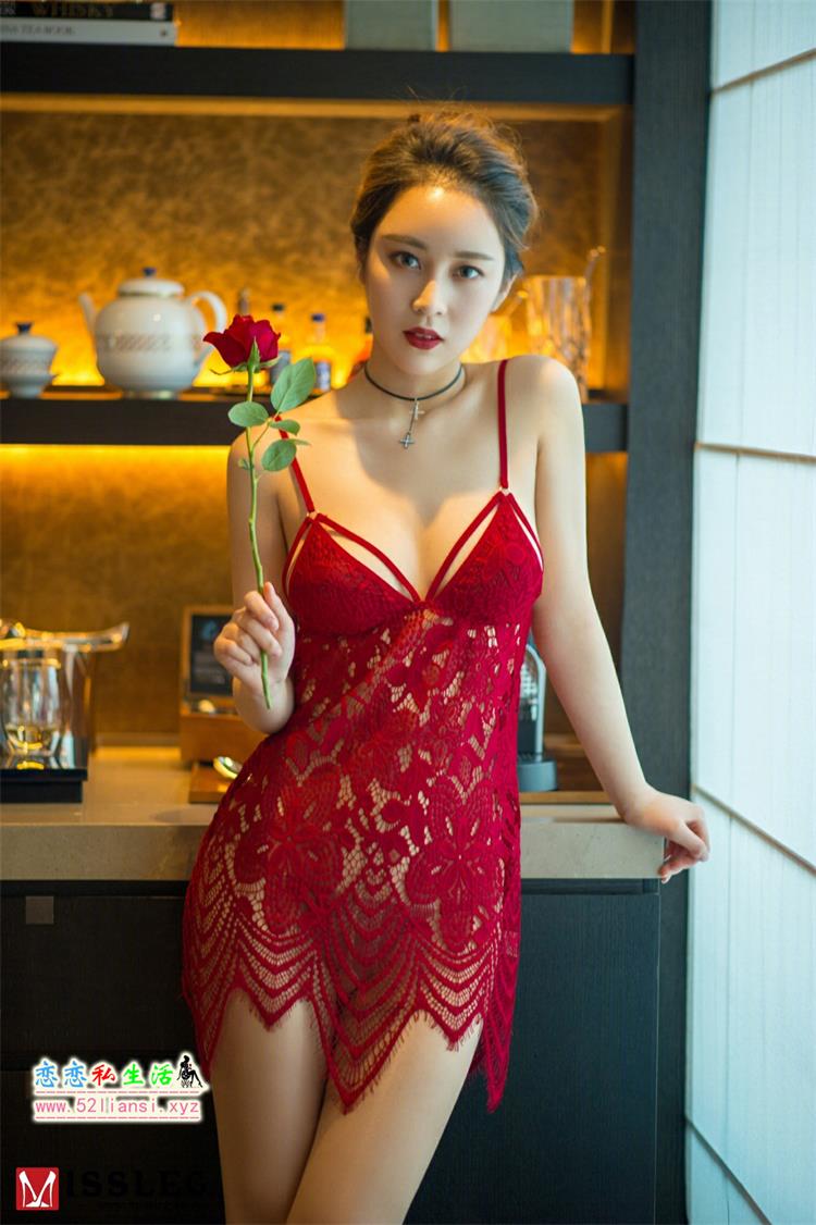 [MISSLEG蜜丝] 钻石节日特刊 F001 乔依琳 情人节玫瑰物语【41P/130M】